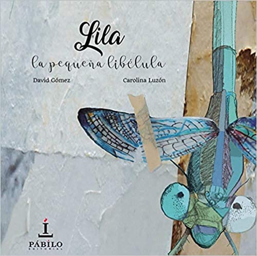 Lila pequena Libelula
