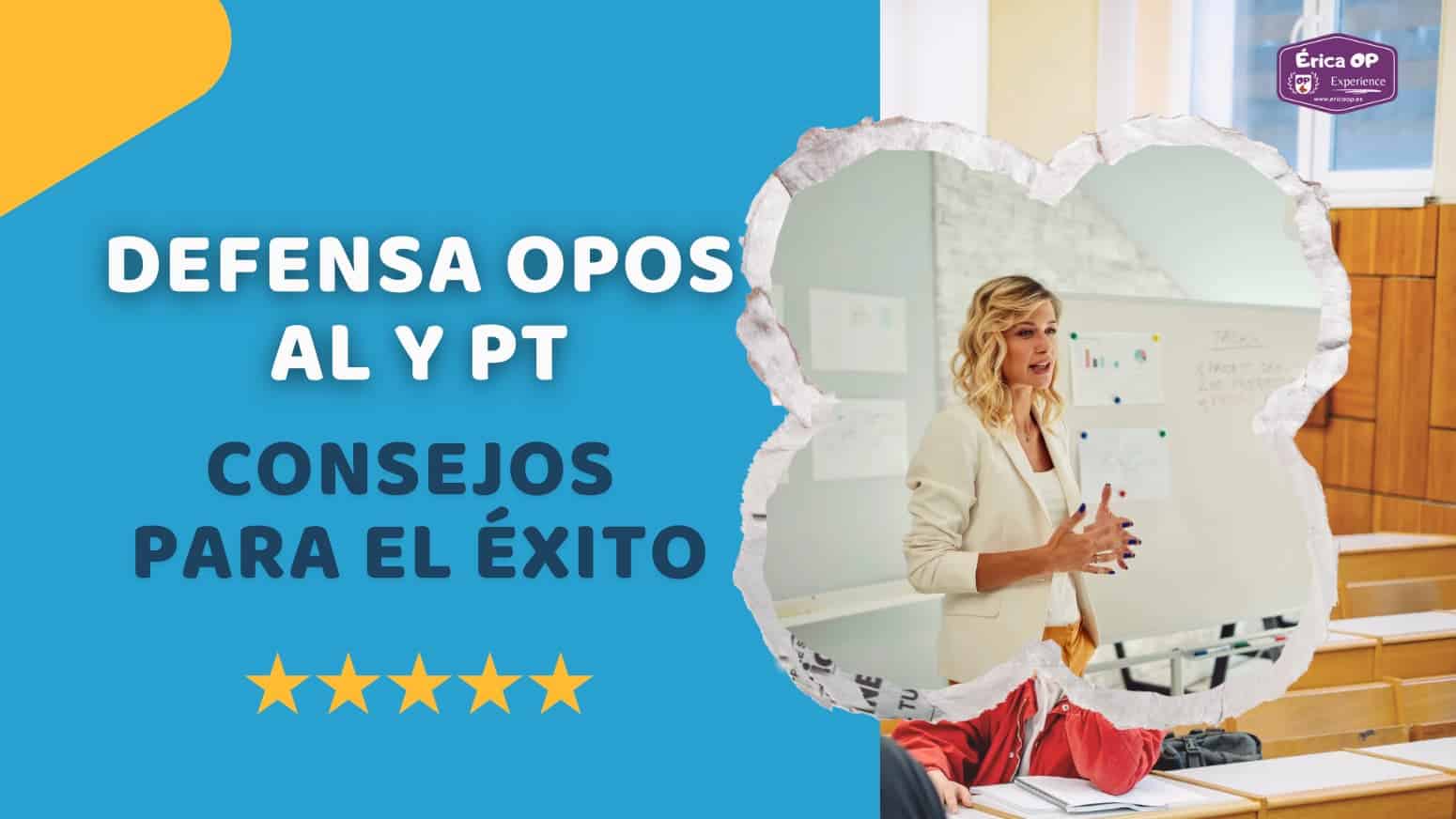 Defensa oposiciones Audición y lenguaje y pedagogía terapéutica